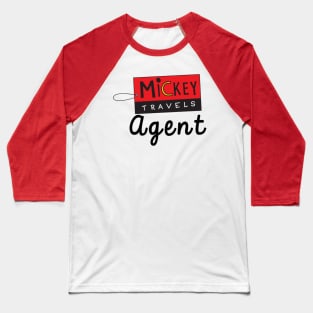 MickeyTravels Agent Baseball T-Shirt